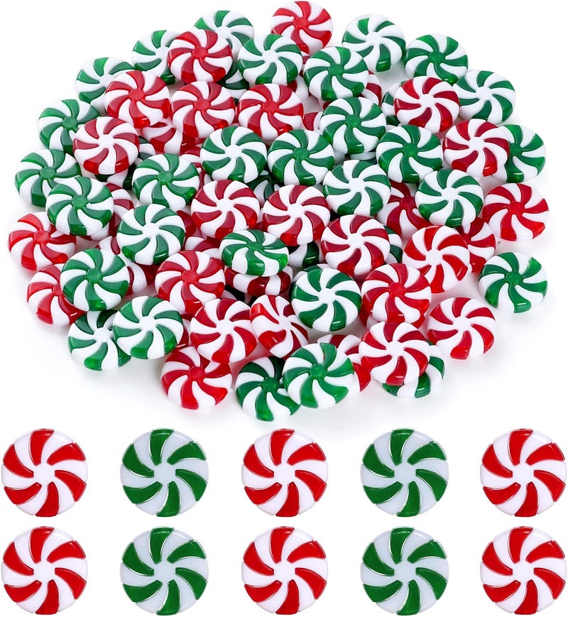 obmwang 80Pcs Christmas Candy Cane Ornaments - Image 1